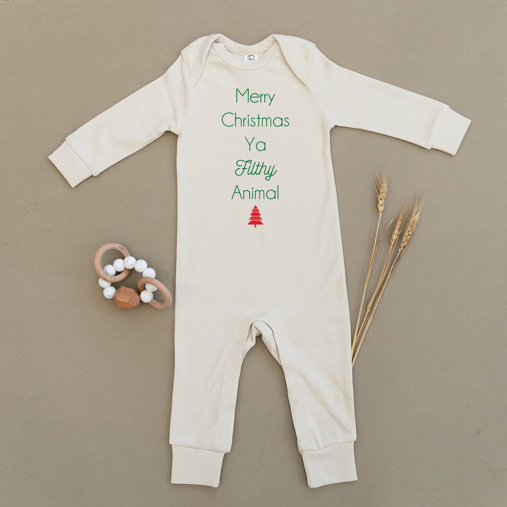 Merry christmas ya discount filthy animal baby onesie