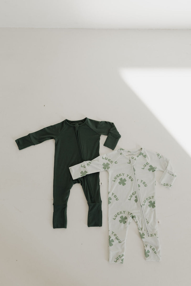 Bamboo Zip Pajamas | Lucky You