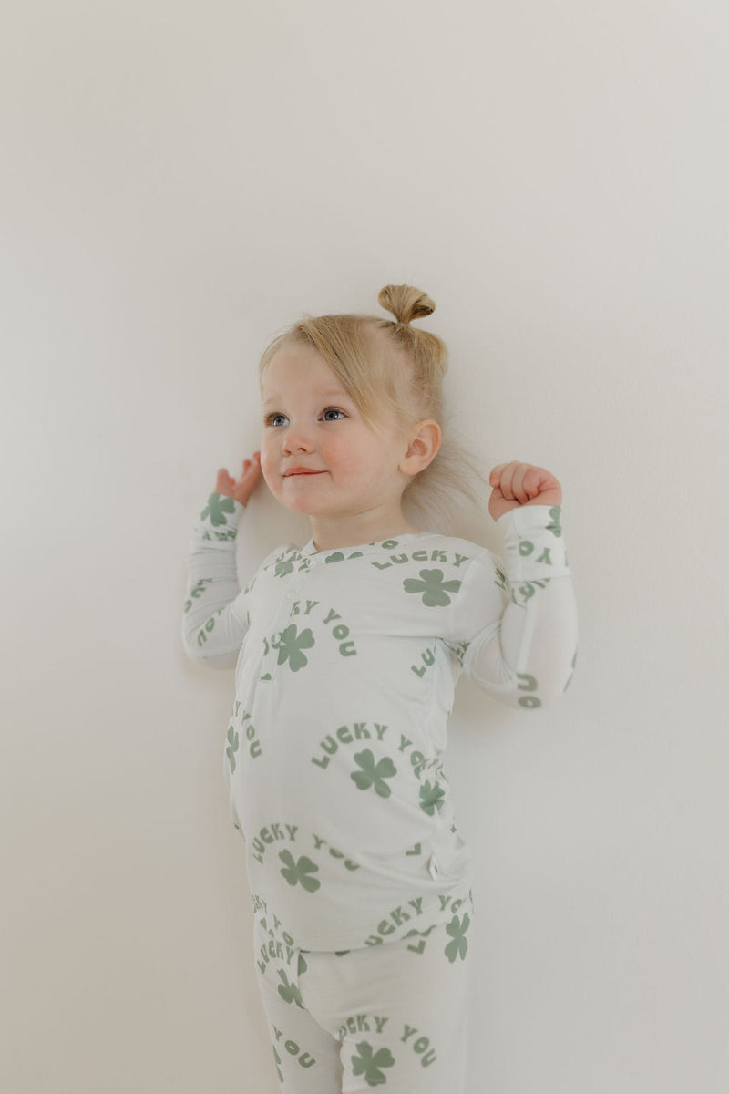 Bamboo Two Piece Pajamas | Lucky You