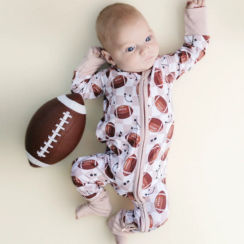 Bamboo Zip Romper | Game Day