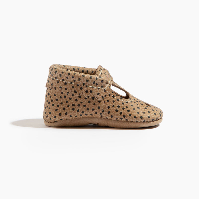 Almond Speckles Mary Jane Baby Shoe