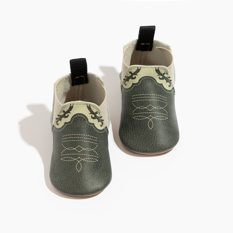 Ebony Cowboy Chelsea Boot Baby Shoe