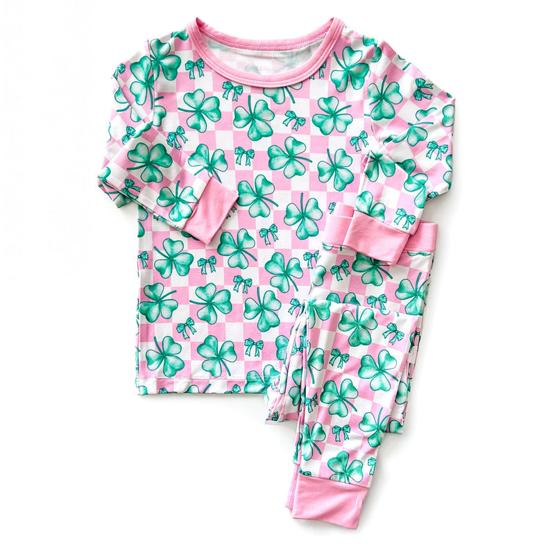 Bamboo Two Piece Set | Shamrock & Bows