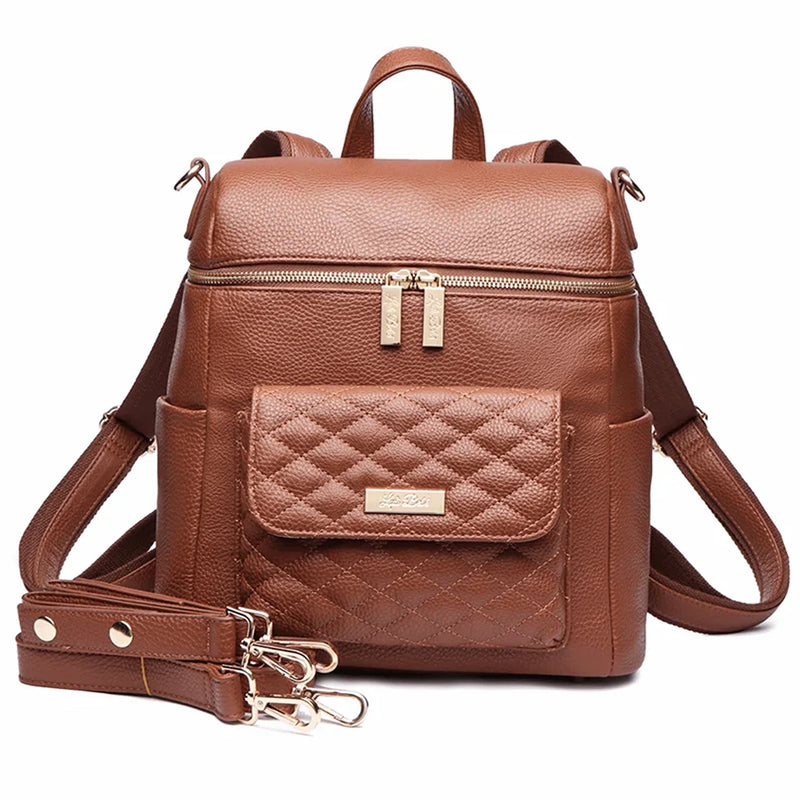 Petit Monaco Diaper Bag | Caramel Brown