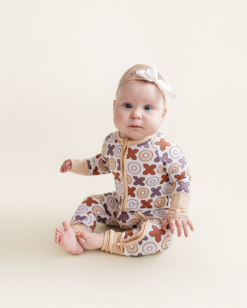 Bamboo Zip Romper | Xoxo