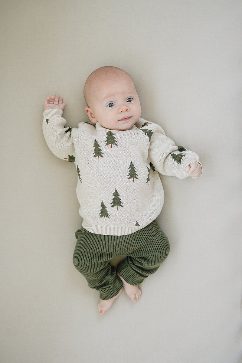 Pine Tree Knit Sweater