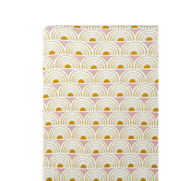 Bamboo Fitted Crib Sheet - Vintage Sunshine