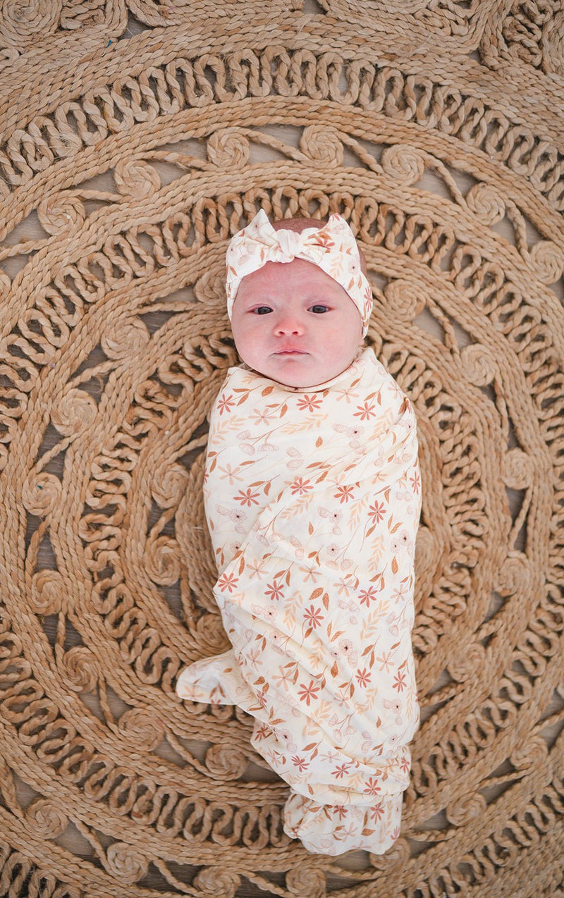 Bamboo Stretch Swaddle Wildflower