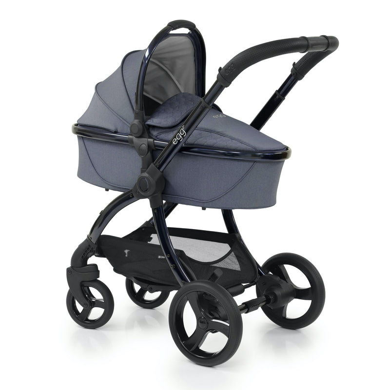 egg2® Stroller & Carry Cot in Chambray Bundle