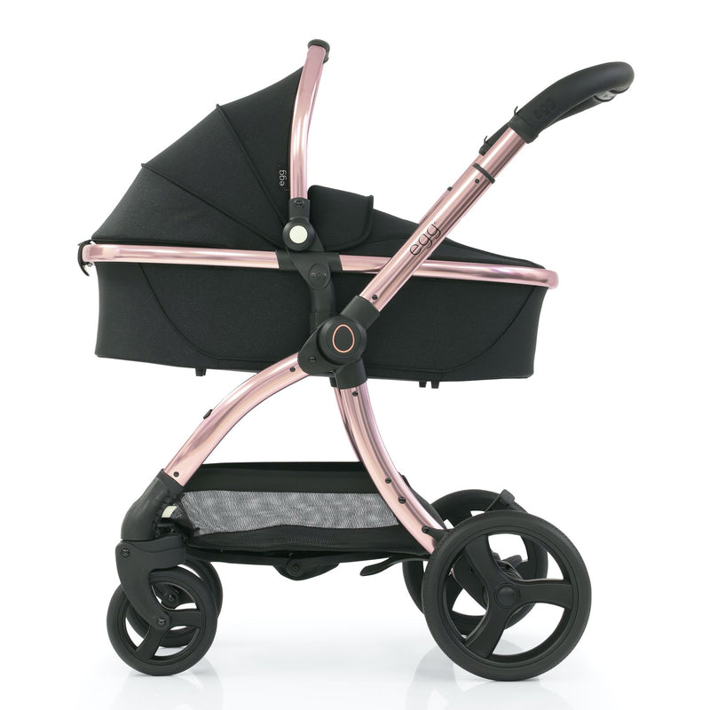 egg2® Stroller & Carry Cot in Diamond Black Bundle