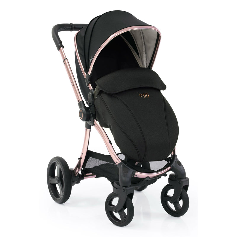 egg2® Stroller & Carry Cot in Diamond Black Bundle