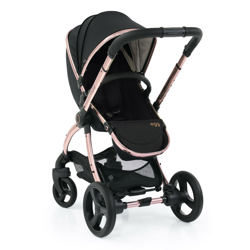 egg2® Stroller & Carry Cot in Diamond Black Bundle