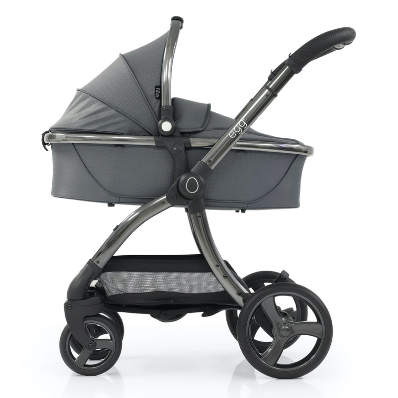 egg2® Stroller & Carry Cot in Jurassic Grey Bundle