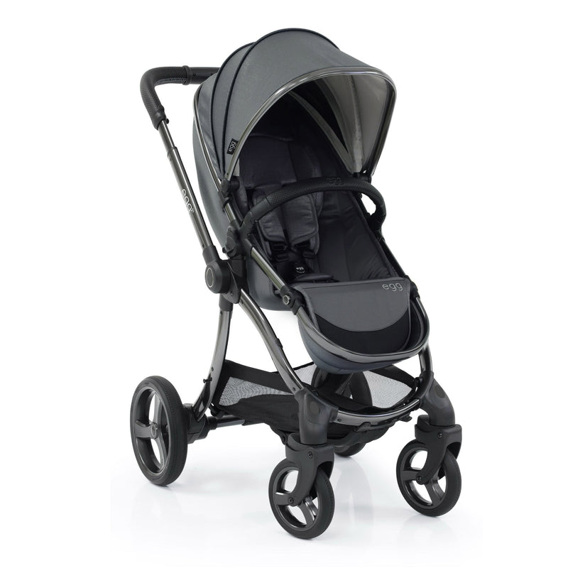 egg2® Stroller & Carry Cot in Jurassic Grey Bundle