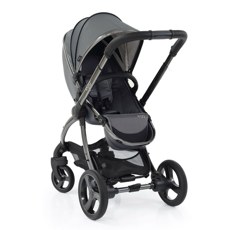 egg2® Stroller & Carry Cot in Jurassic Grey Bundle