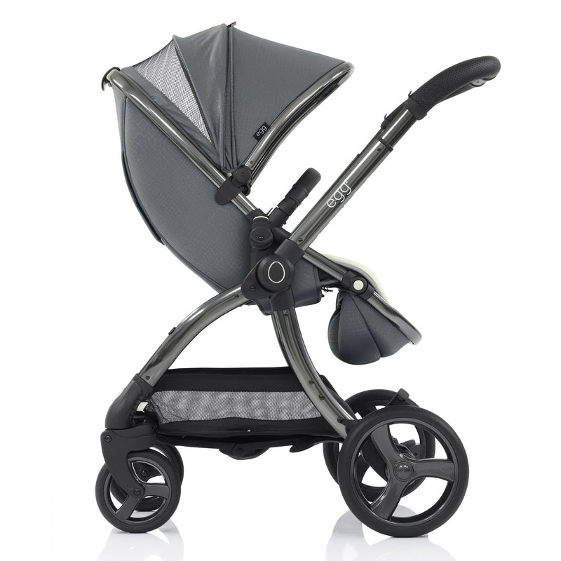 egg2® Stroller & Carry Cot in Jurassic Grey Bundle