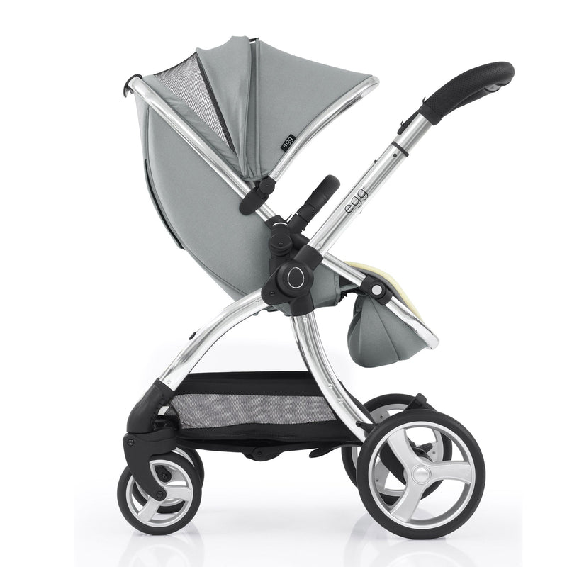 egg2® Stroller & Carry Cot in Monument Grey Bundle