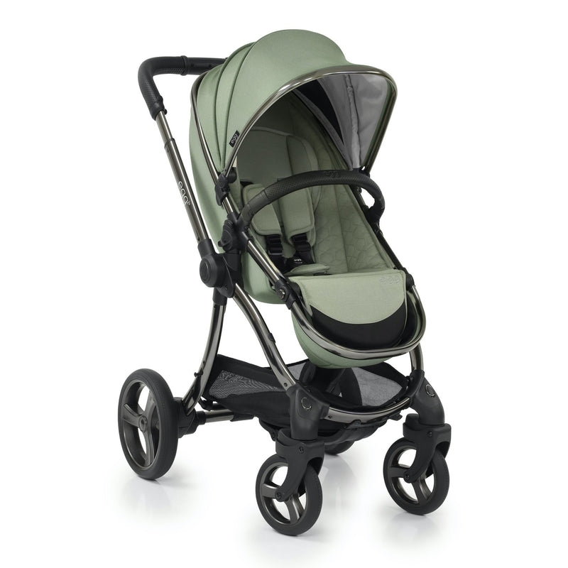 egg2® Stroller & Carry Cot in Sea Grass Bundle