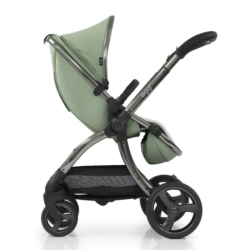 egg2® Stroller & Carry Cot in Sea Grass Bundle