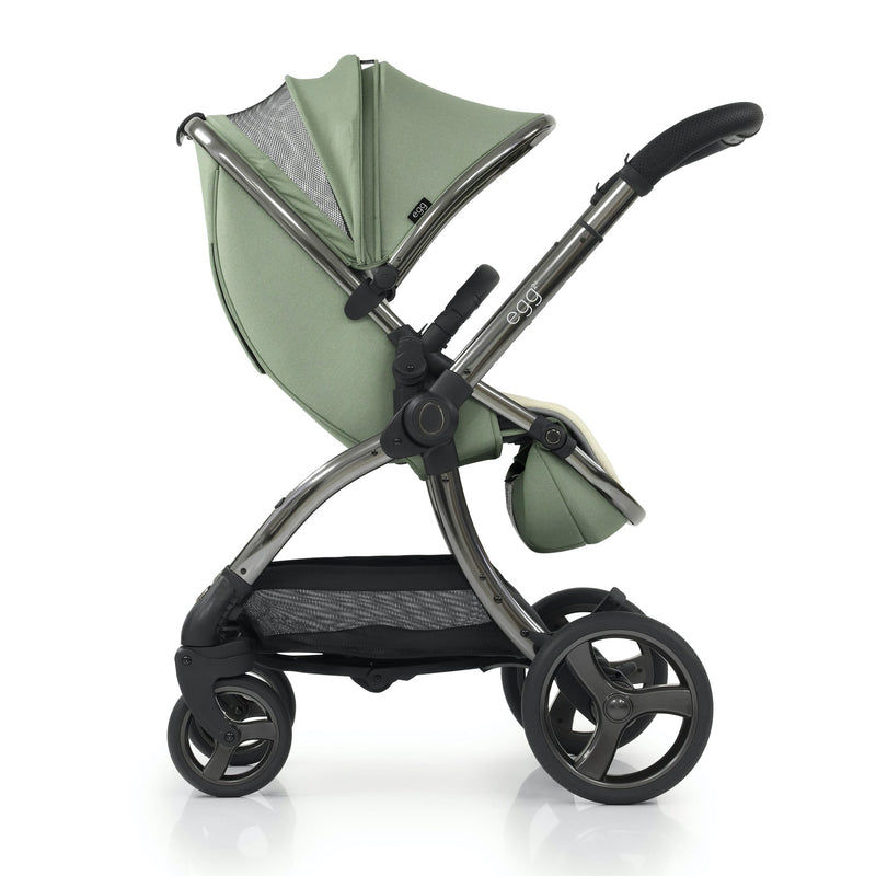 egg2® Stroller & Carry Cot in Sea Grass Bundle