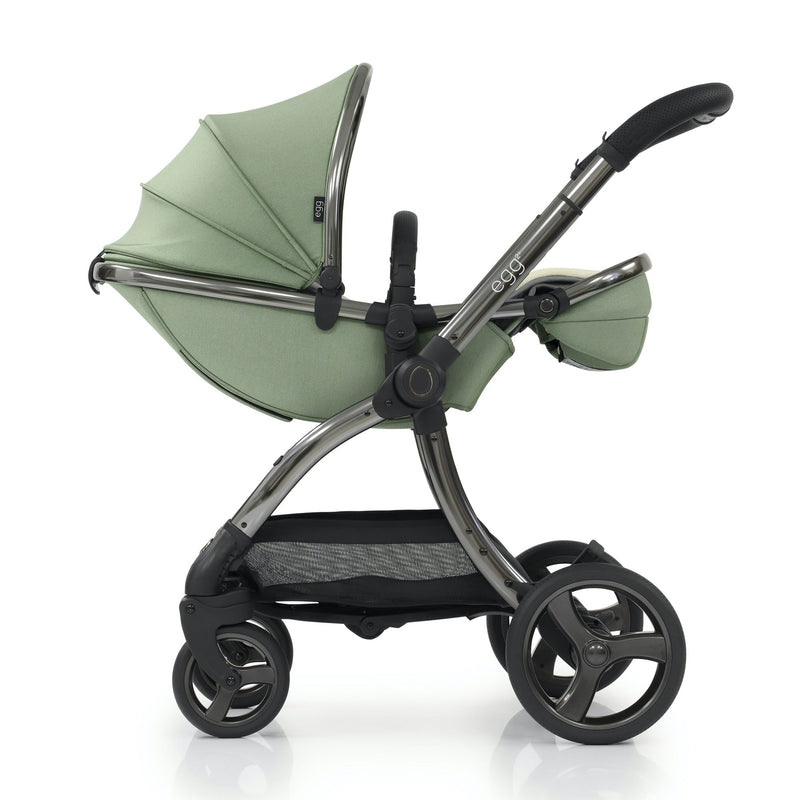 egg2® Stroller & Carry Cot in Sea Grass Bundle