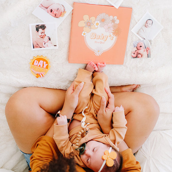 Flower Child Memory Book & Teether Set