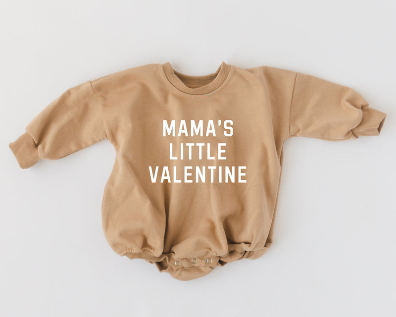 Mama's Little Valentine Sweatshirt Romper - more colors