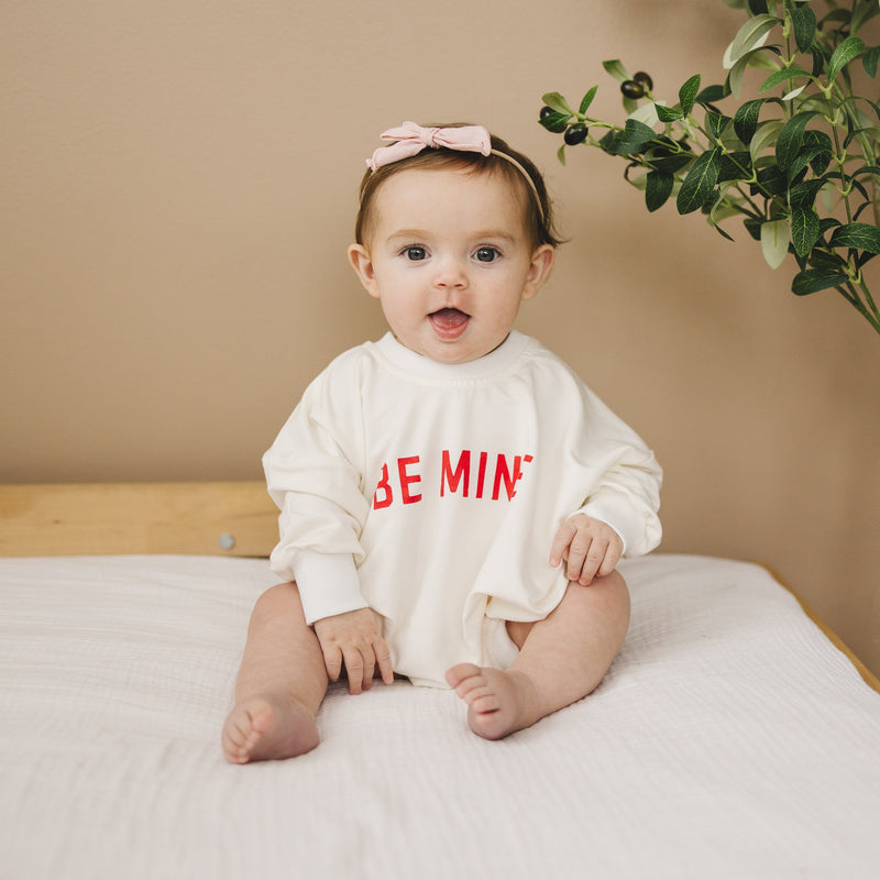 Be Mine Bamboo Sweatshirt Romper