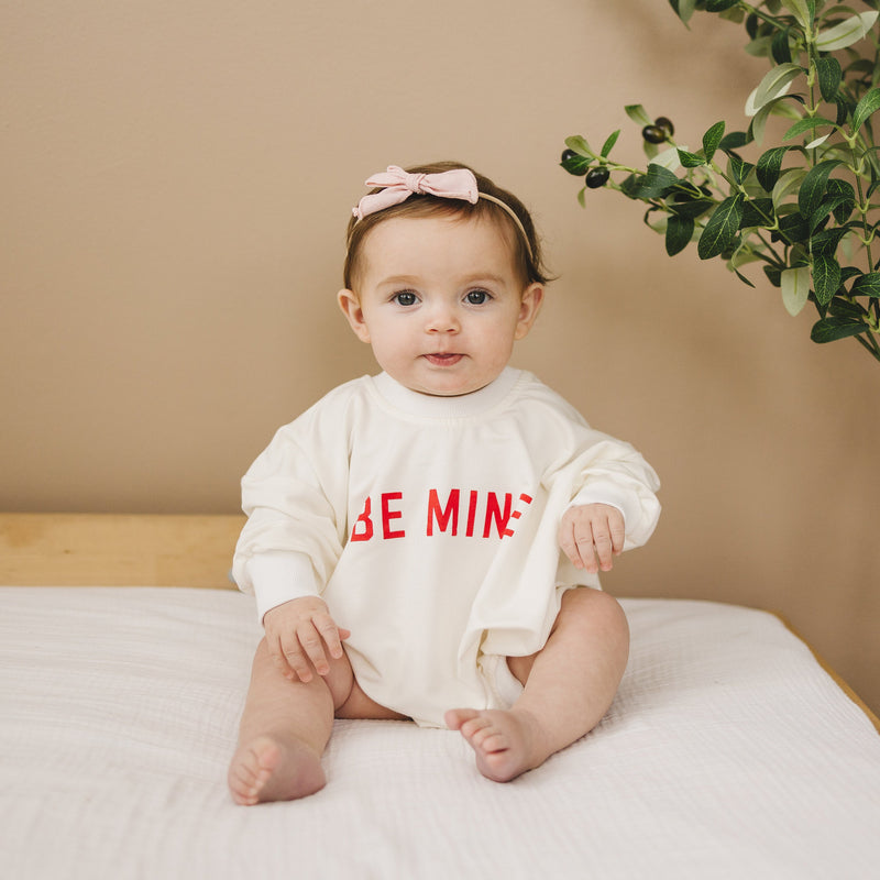 Be Mine Bamboo Sweatshirt Romper