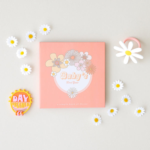 Flower Child Memory Book & Teether Set