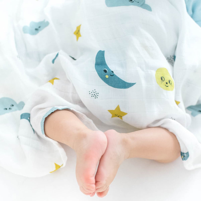 Crib Sheet & Swaddle Baby Gift Set - Moon's Birthday