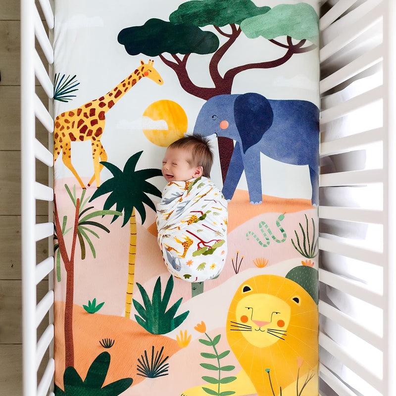 In The Savanna bamboo swaddle