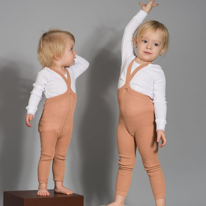 Silly Silas Footless Tights Light Brown
