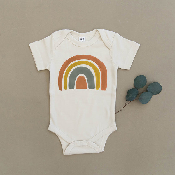 Dark Rainbow Organic Baby Onesie®