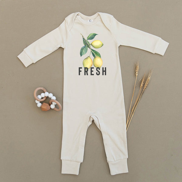 Lemon Fresh Organic Baby Playsuit