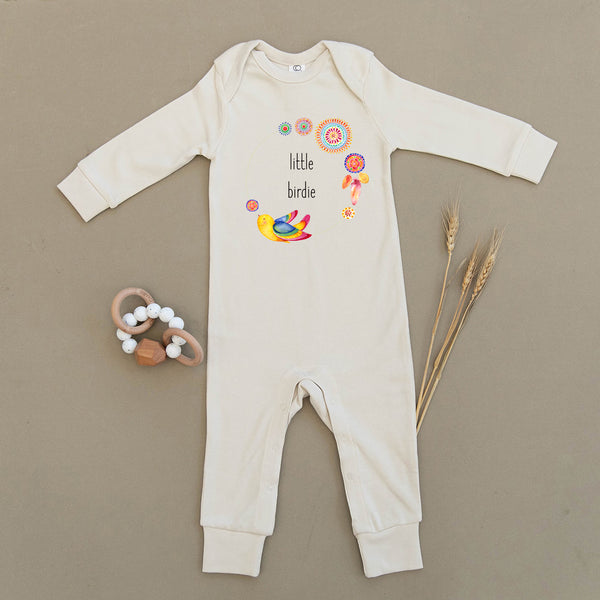 Little Birdie Boho Organic Playsuit