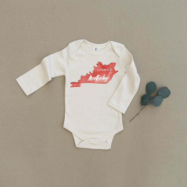 Loved in Kentucky Organic Baby Onesie®