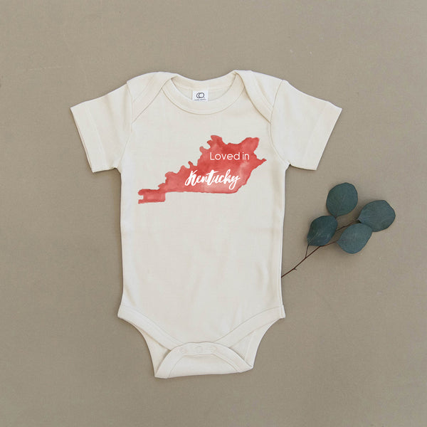 Loved in Kentucky Organic Baby Onesie®