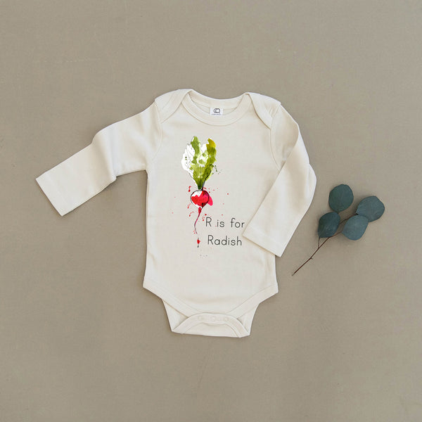 R is for Radish Organic Baby Onesie®